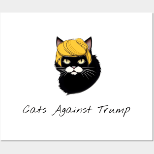 Cats Against Trump Posters and Art